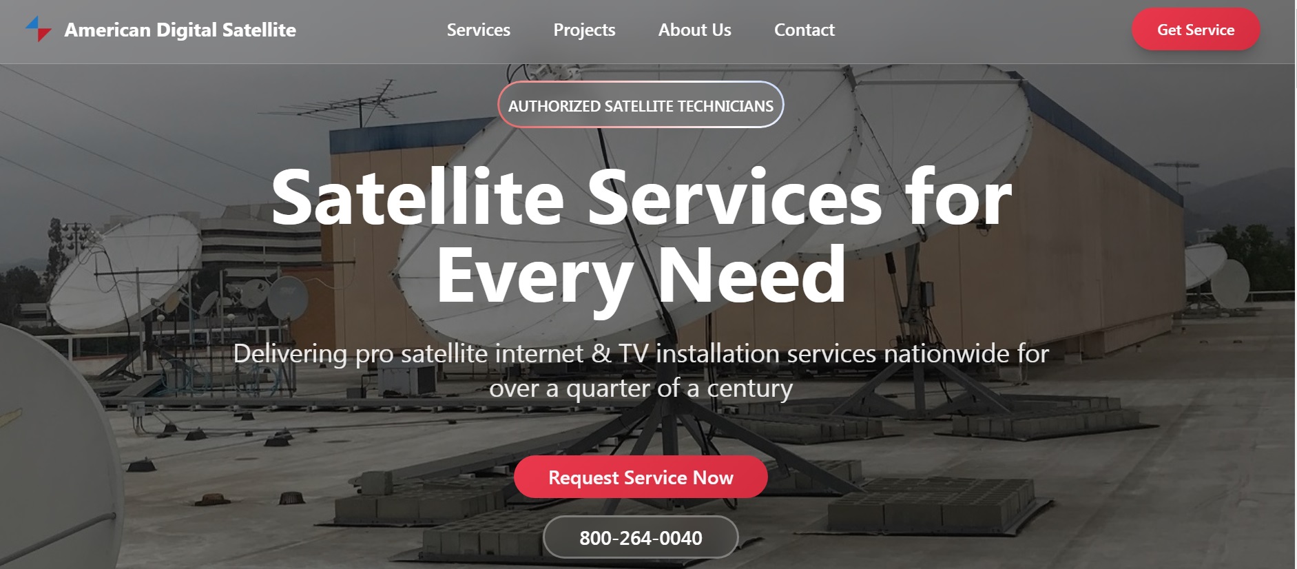 American Digital Satellite - Schedule Starlink Internet, TV, FTA services. call 800-264-0040